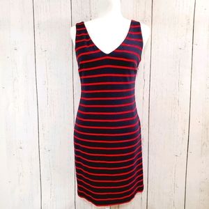 NWT Banana Republic Navy Red Stripe Dress Size 0